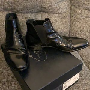 BLACK PRADA CHELSEA BOOTS *GENTLY PREOWNED* AUTHENTIC WITH ORIGINAL BOX